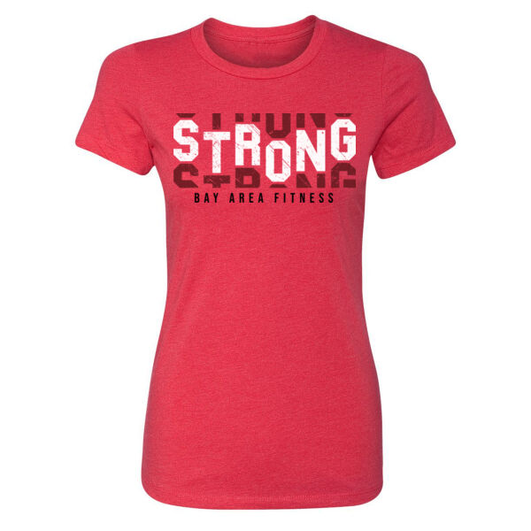 STRONG COUNTDOWN - WOMEN'S FITTED T-SHIRT - $9BTDWP$ Thumbnail